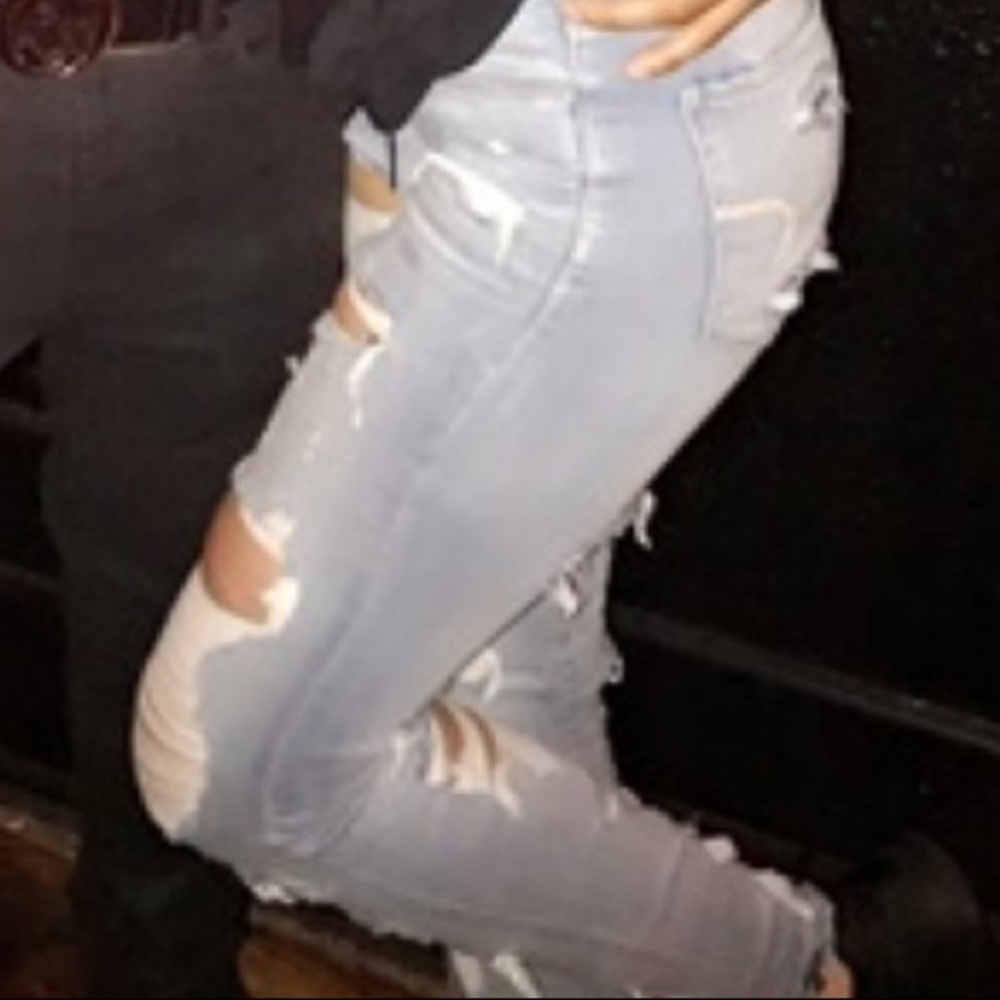 American Eagle Destroyed Jeggings